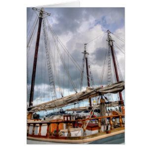 Sailboats Are Docked In The Key West Harbour