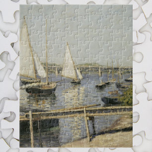 Sailboats at Argenteuil by Gustave Caillebotte Jigsaw Puzzle