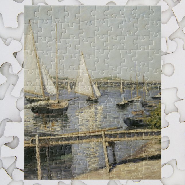 Sailboats at Argenteuil by Gustave Caillebotte Jigsaw Puzzle (Creator Uploaded)