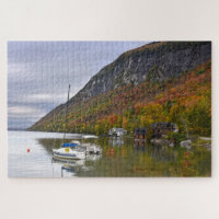 Sailboats at Rest on Lake Willoughby, Vermont
