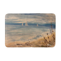 Sailboats Bath Mat