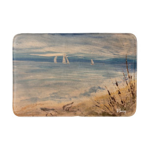 Sailboats Bath Mat