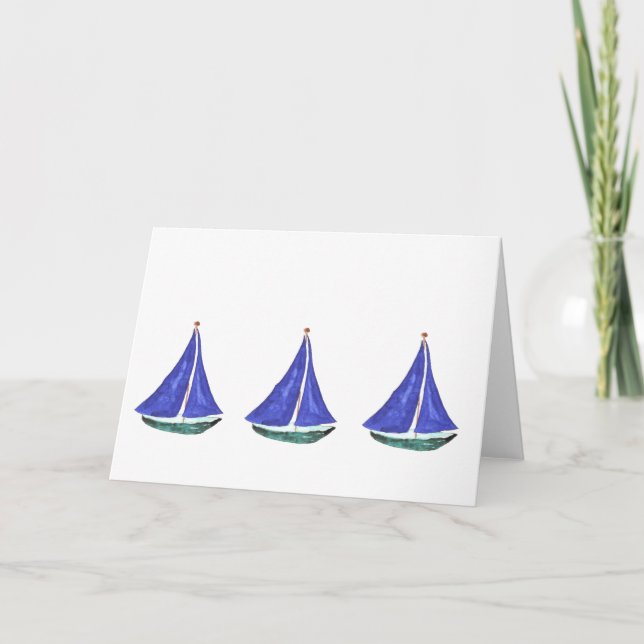 Sailboats Cards (Front)