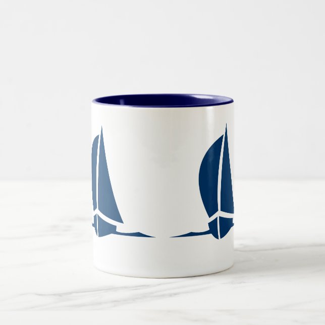 Sailboats Coffee Mug (Center)