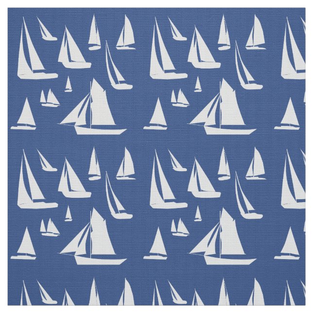 Sailboats Fabric (Swatch)