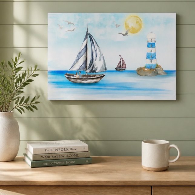 Sailboats in a Blue Ocean Poster (Creator Uploaded)