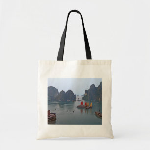 Sailboats in Ha Long Bay - Vietnam, Asia Tote Bag