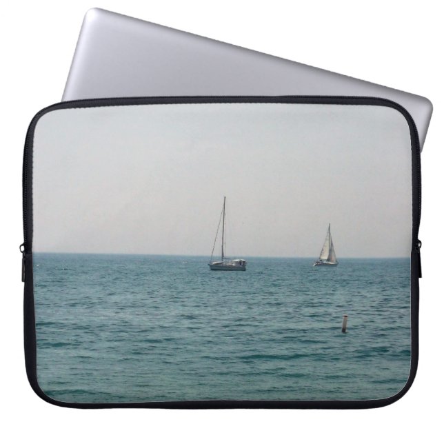 Sailboats Laptop Sleeve (Front)