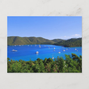 Sailboats, Maho Bay, St. John, U.S.V.I. Postcard