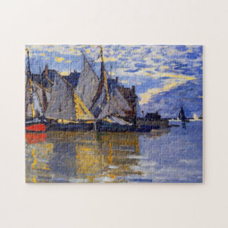 Sailboats Monet Fine Art Jigsaw Puzzle