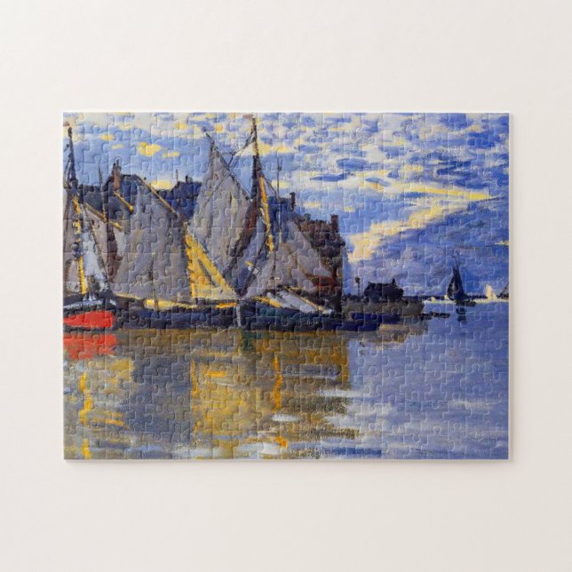 Sailboats Monet Fine Art Jigsaw Puzzle (Horizontal)