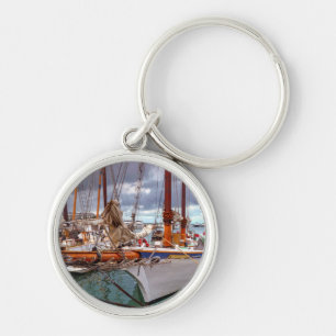 Sailboats Morred At Key West Ring