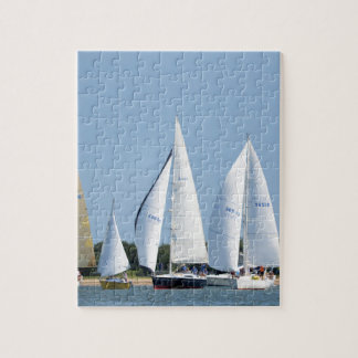 Sailboats on 4th of July Jigsaw Puzzle