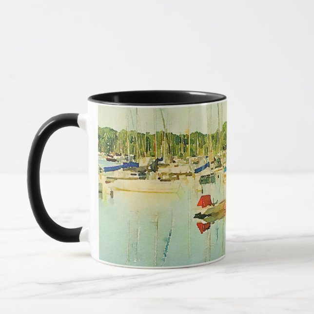 Sailboats on Lake Harriet Coffee Mug (Left)