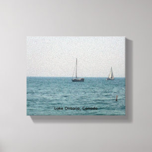 Sailboats on Lake Ontario Canvas Print