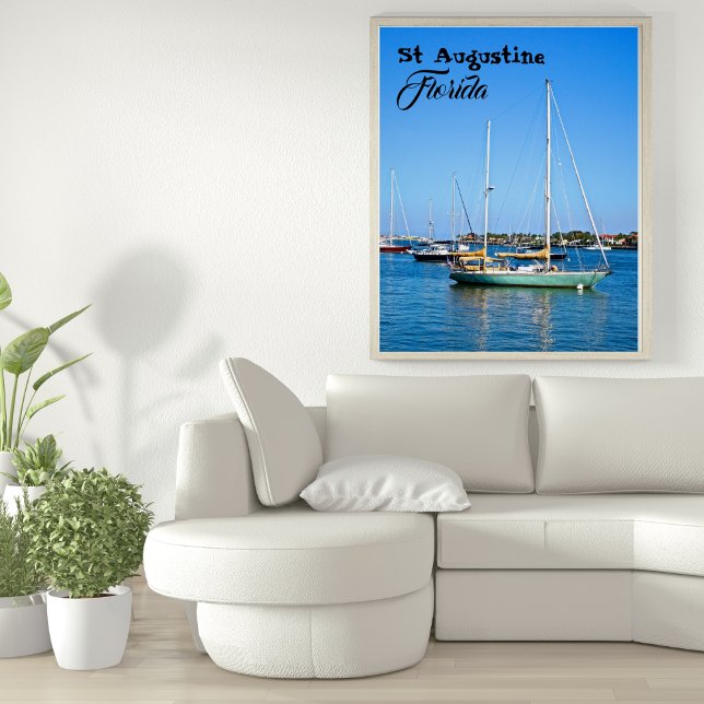 Sailboats on Matanzas Bay St. Augustine Florida Poster (Creator Uploaded)