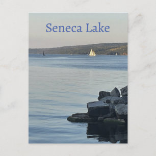 Sailboats on Seneca Lake Postcard