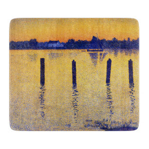 Sailboats on the River Scheldt (Belgium) Cutting Board