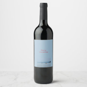 Sailboats on the river wine label