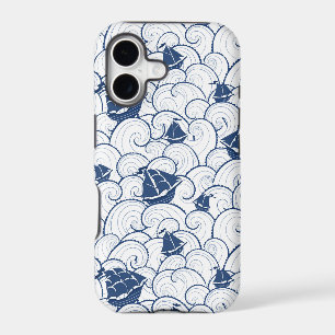 Sailboats On The Sea Pattern