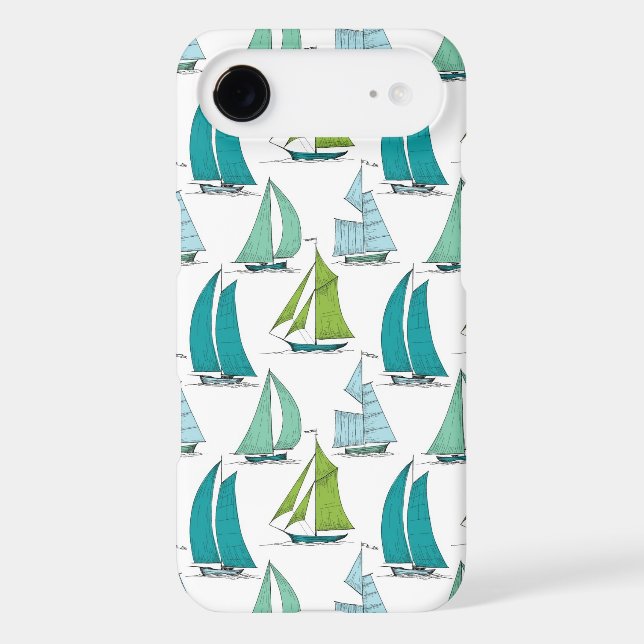 Sailboats On The Water Pattern Case-Mate Samsung Galaxy Case (Back)