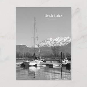 Sailboats on Utah Lake State Park Postcard