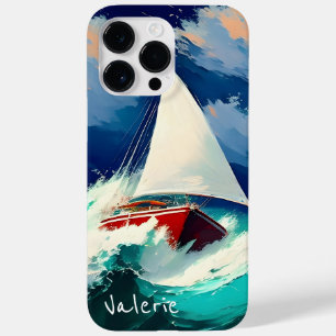 Sailboats Racing in Heavy Seas Case-Mate iPhone 14 Pro Max Case