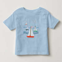 Sailboats, seagulls, ocean waves