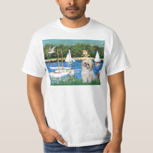 Sailboats - Shih Tzu (P) T-Shirt
