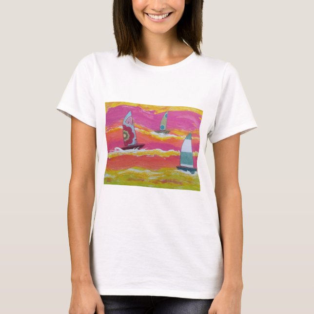 Sailboats T-Shirt (Front)