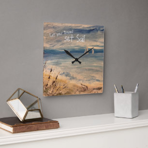 Sailboats Wall Clock