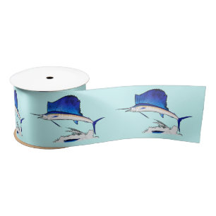 Sailfish 3 Inches Satin Ribbon