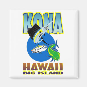 Sailfish dorado dolphin fish and bluefin tuna magnet