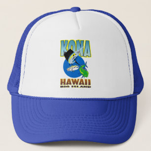 Sailfish dorado dolphin fish and bluefin tuna trucker hat