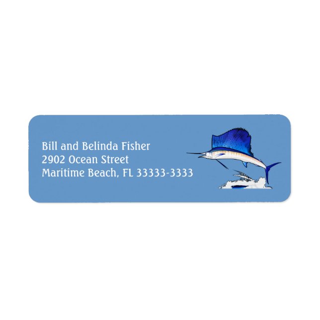 Sailfish Return Address Label (Front)