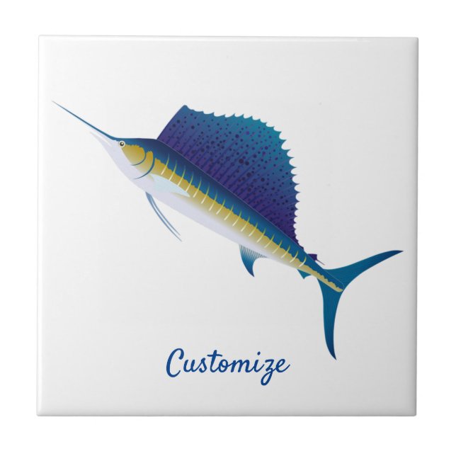 Sailfish Thunder_Cove Ceramic Tile (Front)