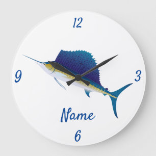 Sailfish Thunder_Cove Large Clock