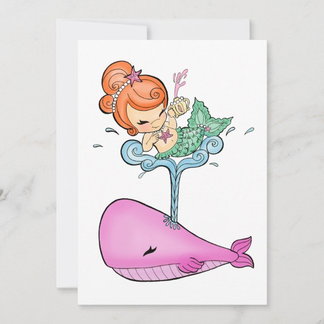 Sailin With a Whale Invites (Front)