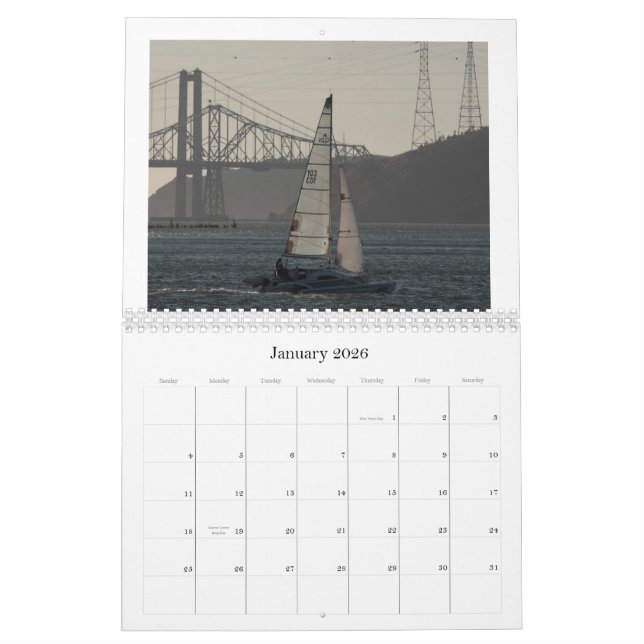 Sailing 2013 calendar (Jan 2026)