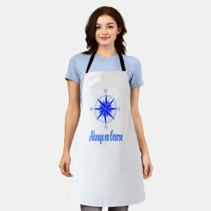 Sailing - Always On Course Compass Shirt Apron