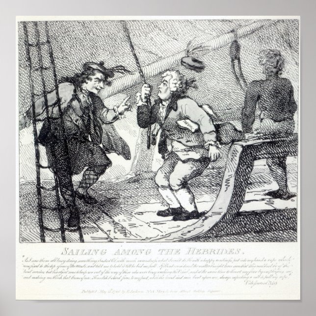 Sailing Among the Hebrides Poster (Front)