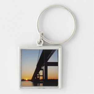 Sailing and leaving Newport Rhode Island Key Ring