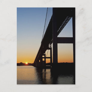 Sailing and leaving Newport Rhode Island Postcard