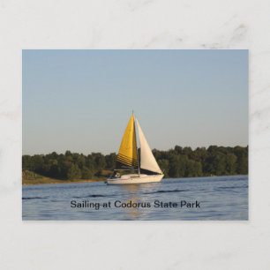 Sailing at Codorus Postcard