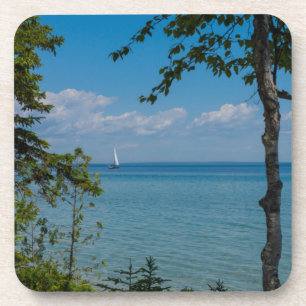 Sailing At Mackinac Coaster