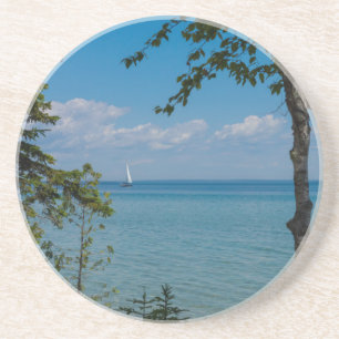 Sailing At Mackinac Coaster