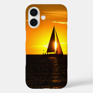 Sailing at Sunset iPhone 16 Case