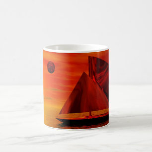 Sailing at Sunset Coffee Mug