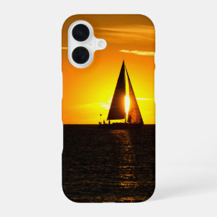 Sailing at Sunset iPhone 16 Case