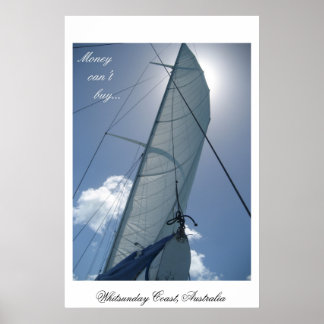 Sailing at Whitsunday Coast, Australia Poster
